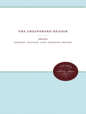cover image of The Greensboro Reader